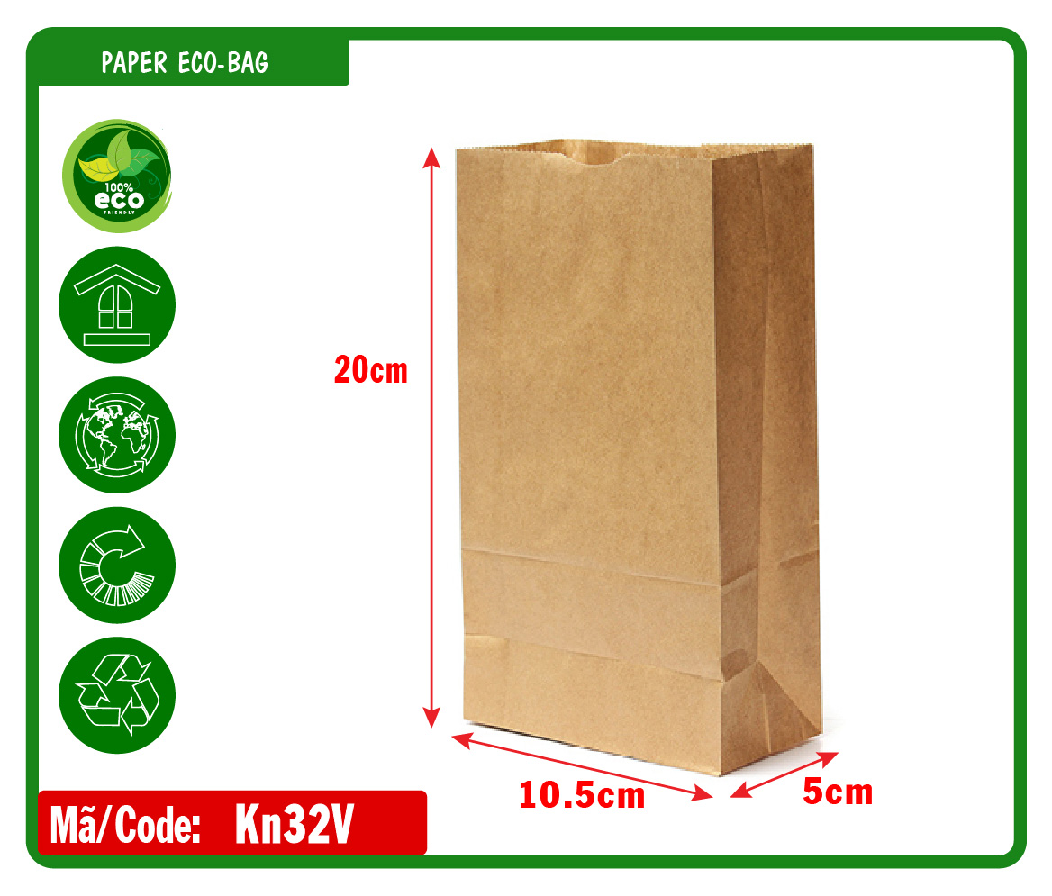 Túi giấy đựng thực phẩm sạch